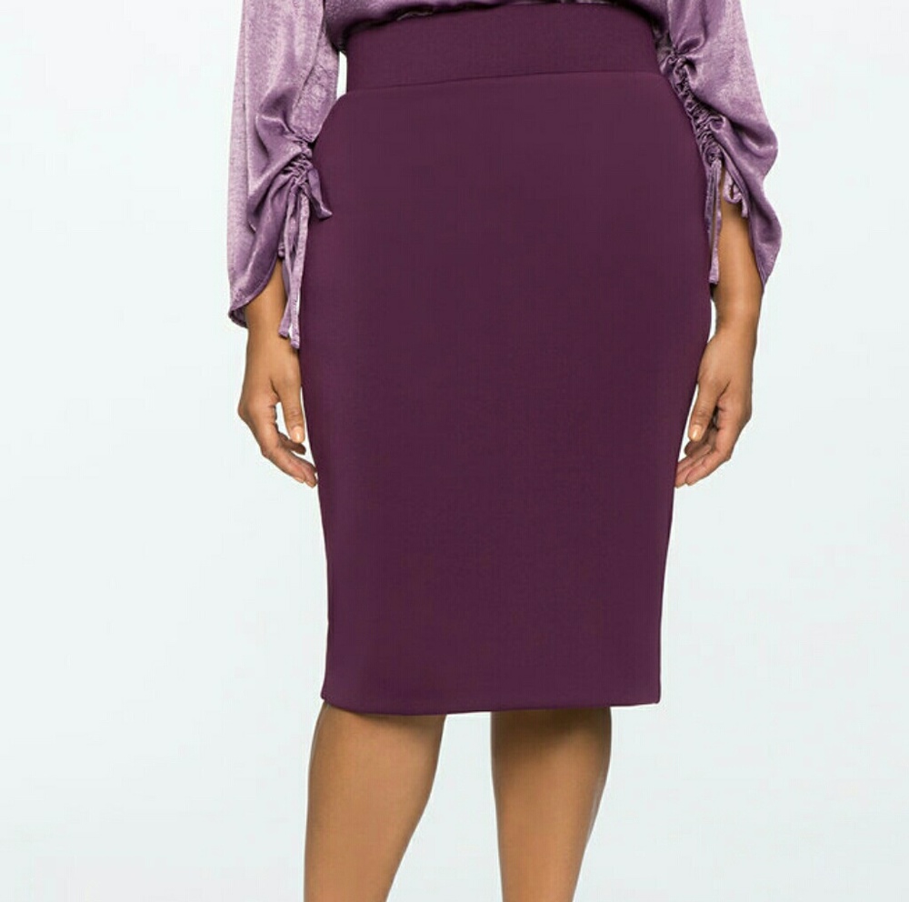 NWT Eloquii Neoprene Pencil Skirt Size 16V